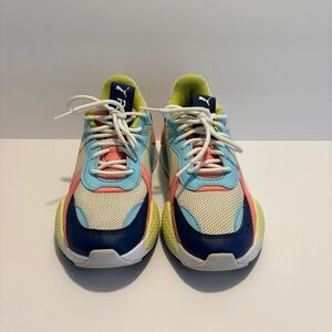 Puma RS-X Core JR Junior White-Dark Denim-Gulf Stream Free